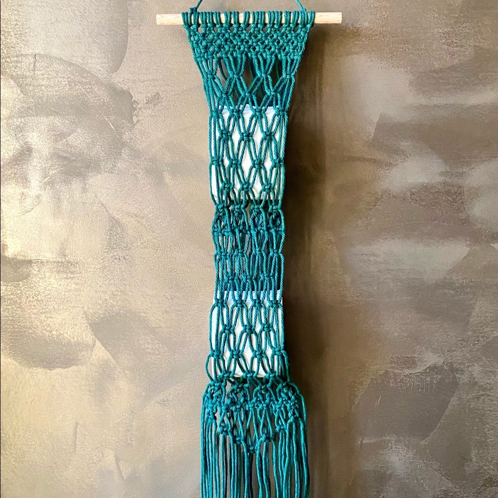 *SOLD* Original GoodVibeGoda Handmade Macramé Toilet Paper Storage